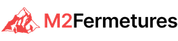 Logo M2 Fermetures, menuisier de toutes vos installations et fermetures en Pays de Gex et Haute Savoie